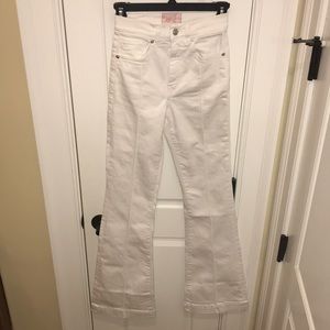 Revice Denim White Flare Jeans NWOT